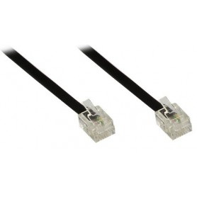 Alcasa 15m, RJ11 - RJ11 Nero (TAA-15)