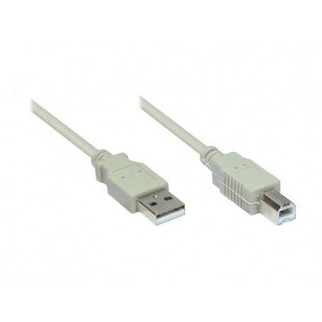 Alcasa 2510-2OF cavo USB 1,8 m USB 2.0 USB A USB B Grigio (2510-2OF)