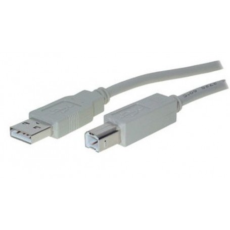 S-Conn 3m USB 2.0 A - USB 2.0 B cavo USB USB A USB B Grigio (77023)