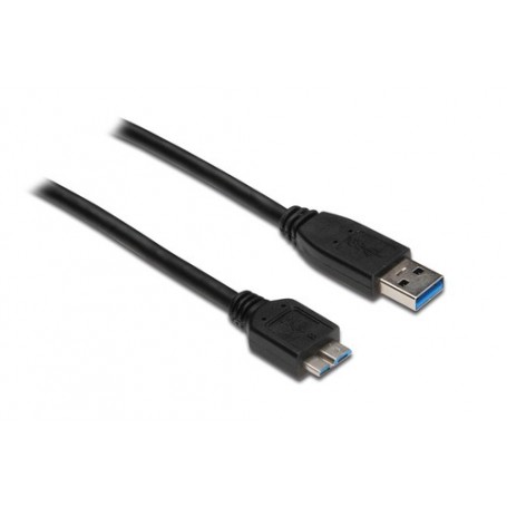 Alcasa USB 3.0 A/USB 3.0 Micro B, 2m cavo USB USB 3.2 Gen 1 (3.1 Gen 1) USB A Micro-USB B Nero (2710-MB02)