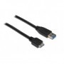 Alcasa USB 3.0 A/USB 3.0 Micro B, 2m cavo USB USB 3.2 Gen 1 (3.1 Gen 1) USB A Micro-USB B Nero (2710-MB02)