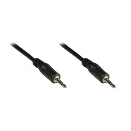 Alcasa 1970-6 cavo audio 5 m 3.5mm Nero (1970-6)