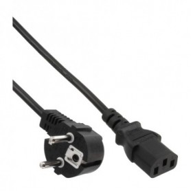 InLine Schuko to 3pin IEC female Black 5m Nero (16655)
