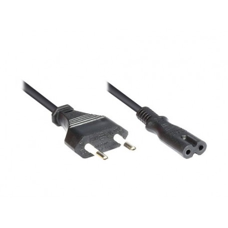 Alcasa 1550-5 cavo di alimentazione Nero 5 m Accoppiatore C18 (1550-5)