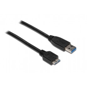 Alcasa USB 3.0 A/Micro B 3m cavo USB USB 3.2 Gen 1 (3.1 Gen 1) USB A Micro-USB B Nero (2710-MB03)