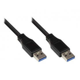 Alcasa 2712-S05 cavo USB 5 m USB 3.2 Gen 1 (3.1 Gen 1) USB A Nero (2712-S05)