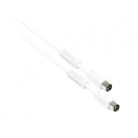Alcasa S-PAK015 cavo coassiale 1,5 m IEC Bianco (S-PAK015)
