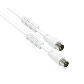 Alcasa S-PAK02 cavo coassiale 2 m Bianco (S-PAK02)