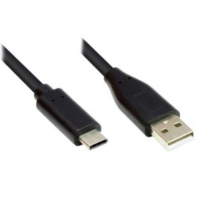 Alcasa GC-M0118 cavo USB 2 m USB 2.0 USB A USB C Nero (GC-M0118)