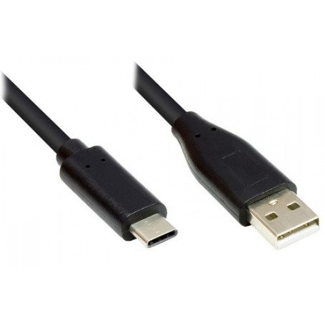 Alcasa GC-M0118 cavo USB 2 m USB 2.0 USB A USB C Nero (GC-M0118)