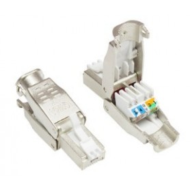 Alcasa MOD-TL02 cavo di collegamento RJ45 Argento (MOD-TL02)