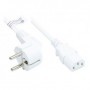 Alcasa P0130-W030 cavo di alimentazione Bianco 3 m CEE7/7 IEC C13 (P0130-W030)