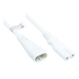 Alcasa P0870-W020 cavo di alimentazione Bianco 2 m Accoppiatore C8 Accoppiatore C7 (P0870-W020)