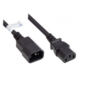 Alcasa P1430-S007 cavo di alimentazione Nero 0,75 m Accoppiatore C14 Accoppiatore C13 (P1430-S007)