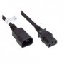 Alcasa P1430-S007 cavo di alimentazione Nero 0,75 m Accoppiatore C14 Accoppiatore C13 (P1430-S007)