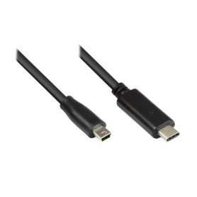 Alcasa 3310-CM018 cavo USB 1,8 m USB 2.0 USB C Mini-USB B Nero (3310-CM018)