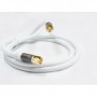 Alcasa GC-M2085 cavo coassiale 5 m F Bianco (GC-M2085)