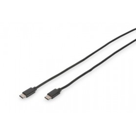 Digitus USB TYPE-C CABLE M/M 1.0M HIGH-SPEED UL BL cavo USB 1 m USB 2.0 USB C Nero (DB-300138-010-S)