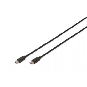 Digitus 1.8m, 2xUSB2.0-C cavo USB 1,8 m USB 2.0 USB C Nero (DB-300138-018-S)
