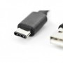 Digitus AK-300154-010-S cavo USB 1 m USB 2.0 2 x USB A USB C Nero (AK-300154-010-S)