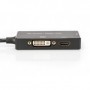 Digitus AK-340418-002-S cavo e adattatore video 0,2 m DP, HDMI DVI-D Nero (AK-340418-002-S)