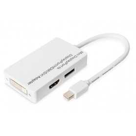 Digitus AK-340509-002-W cavo e adattatore video 0,2 m DVI-D Bianco (AK-340509-002-W)