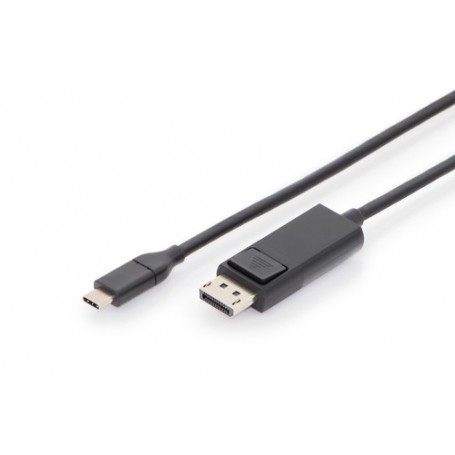 Digitus DB-300333-020-S cavo e adattatore video 1,8 m USB tipo-C DP Nero (DB-300333-020-S)