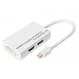 Digitus DB-340509-002-W cavo e adattatore video 0,2 m DVI-D Bianco (DB-340509-002-W)
