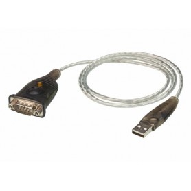ATEN UC232A1-AT cavo seriale Nero, Metallico 1 m RS-232 (UC232A1-AT)