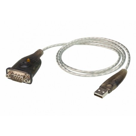 ATEN UC232A1-AT cavo seriale Nero, Metallico 1 m RS-232 (UC232A1-AT)