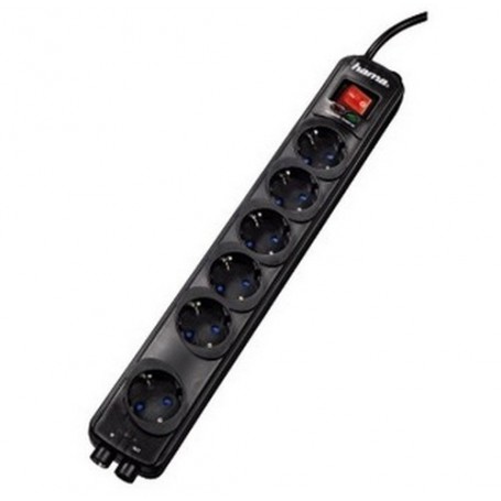 Hama Protection Nero 6 presa(e) AC 230 V 1,5 m (00121945)