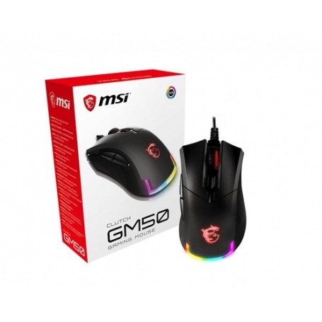MSI CLUTCH GM50 mouse USB tipo A Ottico 7200 DPI (CLUTCH GM50)