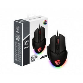 MSI Clutch GM20 Elite mouse Mano destra USB tipo A Ottico 6400 DPI (CLUTCH GM20 ELITE)