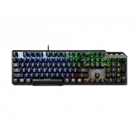 MSI VIGOR GK50 ELITE BOX WHITE tastiera USB QWERTZ Tedesco Nero, Metallico (S11-04DE229-CLA)