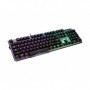 MSI VIGOR GK50 ELITE BOX WHITE tastiera USB QWERTZ Tedesco Nero, Metallico (S11-04DE229-CLA)
