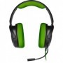 Corsair HS35 Cuffia Padiglione auricolare Connettore 3.5 mm Nero, Verde (CA-9011197-EU)