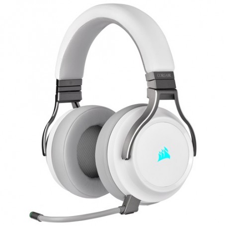 Corsair Virtuoso RGB Cuffia Padiglione auricolare Connettore 3.5 mm USB tipo A Bianco (CA-9011186-EU)