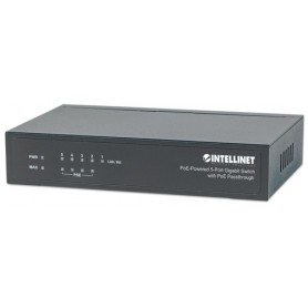 Intellinet PoE-Powered 5x Gigabit Gigabit Ethernet (10/100/1000) Supporto Power over Ethernet (PoE) Nero (561082)