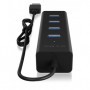 ICY BOX IB-HUB1409-U3 USB 3.2 Gen 1 (3.1 Gen 1) Type-A 5000 Mbit/s Nero (60255)