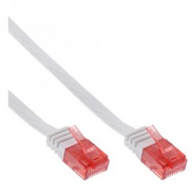 InLine Flat patch cord UTP Cat.6 2m White cavo di rete Cat6 U/UTP (UTP) (71602W)