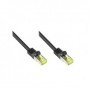 Alcasa 8070R-003S cavo di rete Nero 0,25 m Cat7 S/FTP (S-STP) (8070R-003S)
