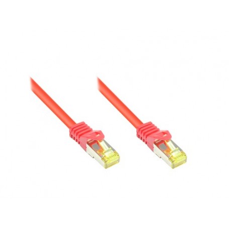 Alcasa 8070R-005R cavo di rete Rosso 0,5 m Cat7 S/FTP (S-STP) (8070R-005R)