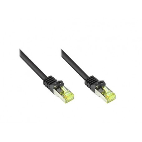 Alcasa 8070R-010S cavo di rete Nero 1 m Cat7 S/FTP (S-STP) (8070R-010S)