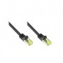 Alcasa 8070R-010S cavo di rete Nero 1 m Cat7 S/FTP (S-STP) (8070R-010S)