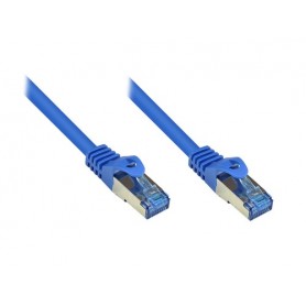 Alcasa Cat6a 1.5m cavo di rete Blu 1,5 m S/FTP (S-STP) (8060-H015B)