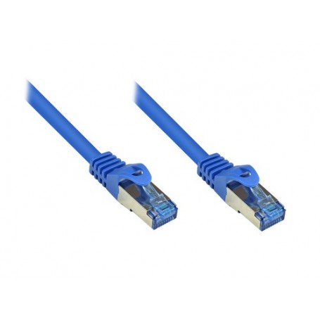 Alcasa Cat6a 1.5m cavo di rete Blu 1,5 m S/FTP (S-STP) (8060-H015B)