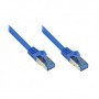 Alcasa Cat6a 1.5m cavo di rete Blu 1,5 m S/FTP (S-STP) (8060-H015B)