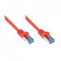 Alcasa Cat6a 2m cavo di rete Rosso S/FTP (S-STP) (8060-H020R)