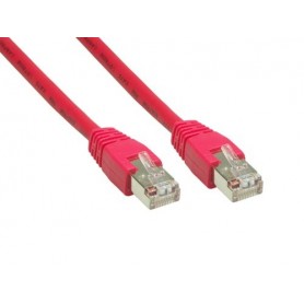 Alcasa Cat. 6 S/FTP, 3m cavo di rete Rosso Cat6 S/FTP (S-STP) (8060-030R)