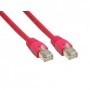 Alcasa Cat. 6 S/FTP, 3m cavo di rete Rosso Cat6 S/FTP (S-STP) (8060-030R)